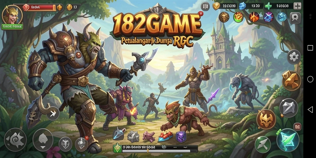 Tampilan gameplay RPG yang mendebarkan dan penuh strategi.