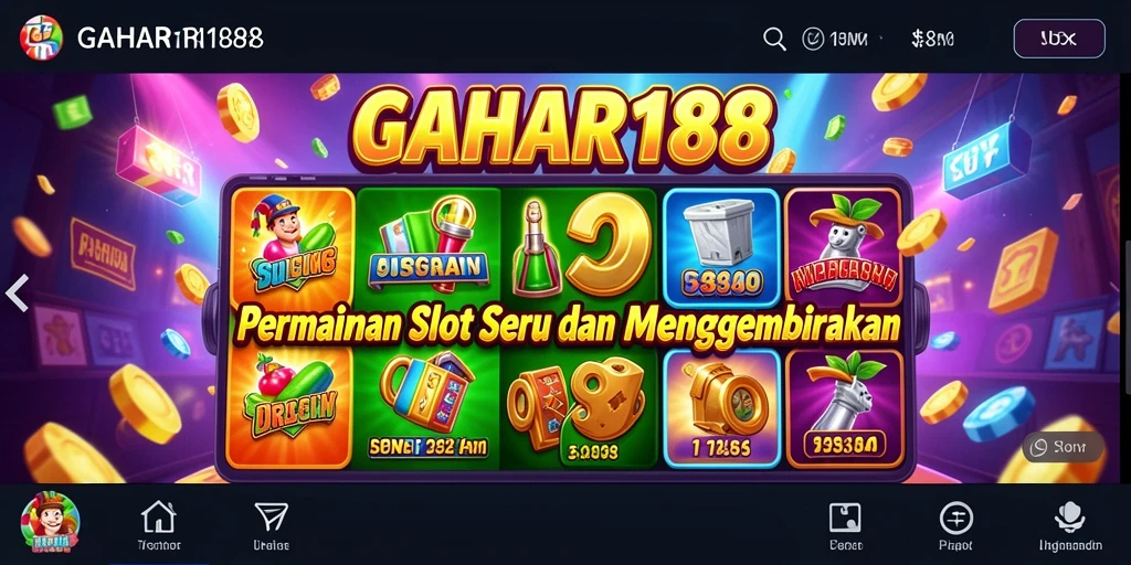 Gameplay Slot GAHAR188 yang menegangkan dan menghibur.