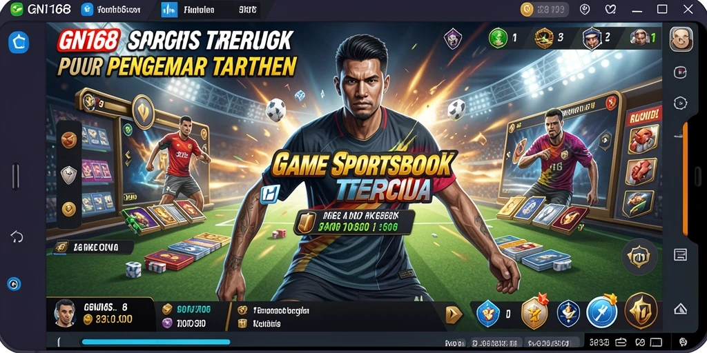 Screenshot gameplay Sportsbook GN168 yang menampilkan taruhan langsung.