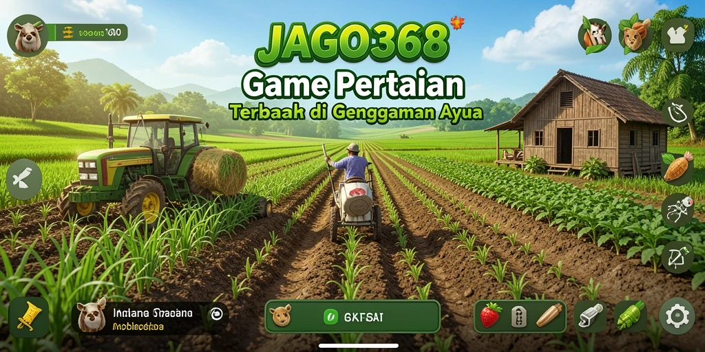 Tampilan gameplay <strong>JAGO368</strong> yang menarik dengan berbagai tanaman dan hewan.