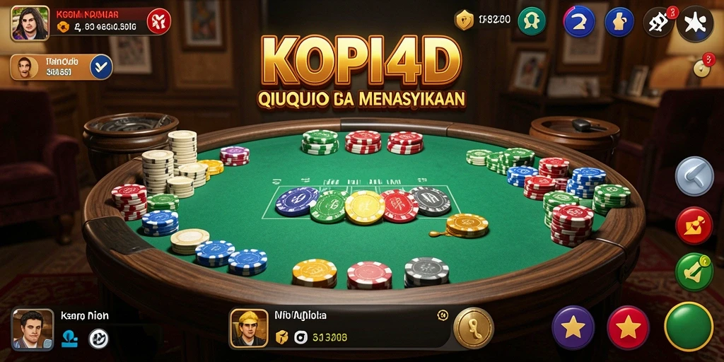 Tampilan gameplay QiuQiu yang menegangkan di KOPI4D.
