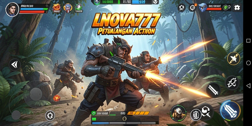 Tampilan gameplay LNOVA777 yang seru dan mendebarkan.