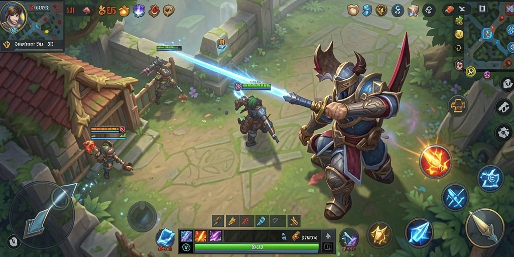Tampilan seru pertempuran dalam gameplay NOX123.