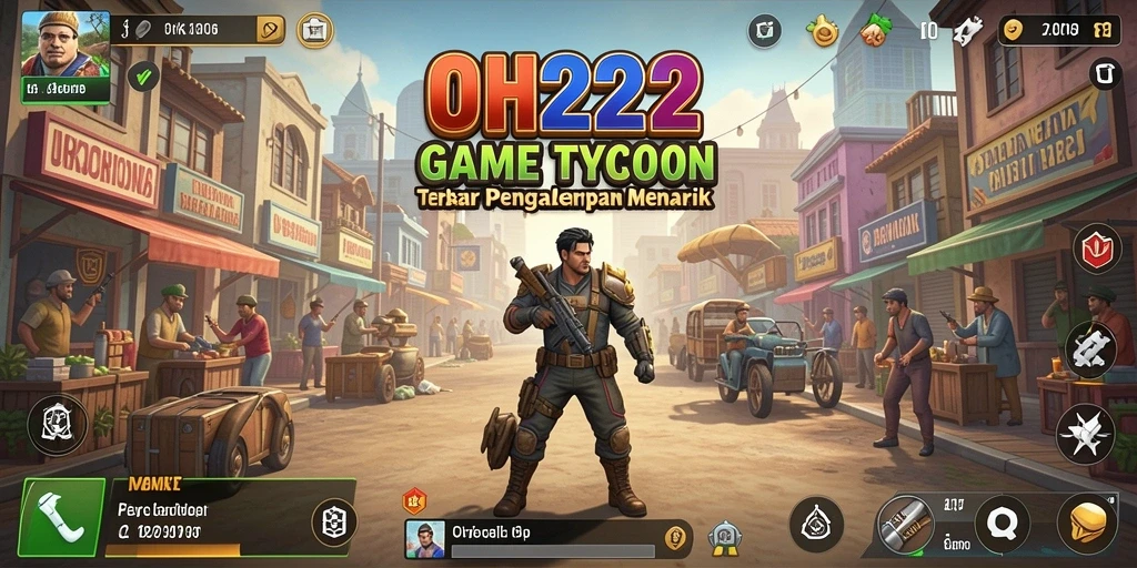 Tampilan gameplay Tycoon yang menarik dan seru dalam OH222.
