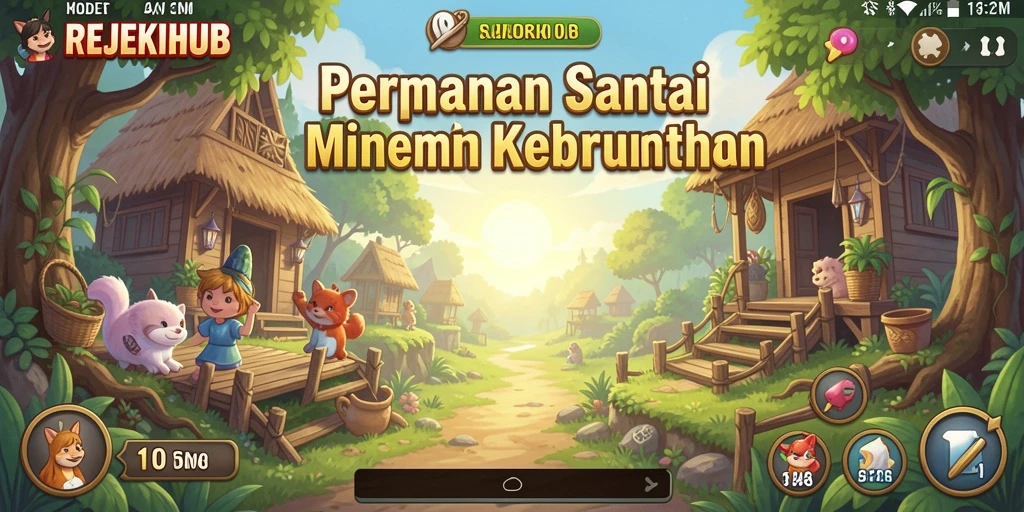Tangkapan layar mendemonstrasikan gameplay menarik REJEKIHUB.