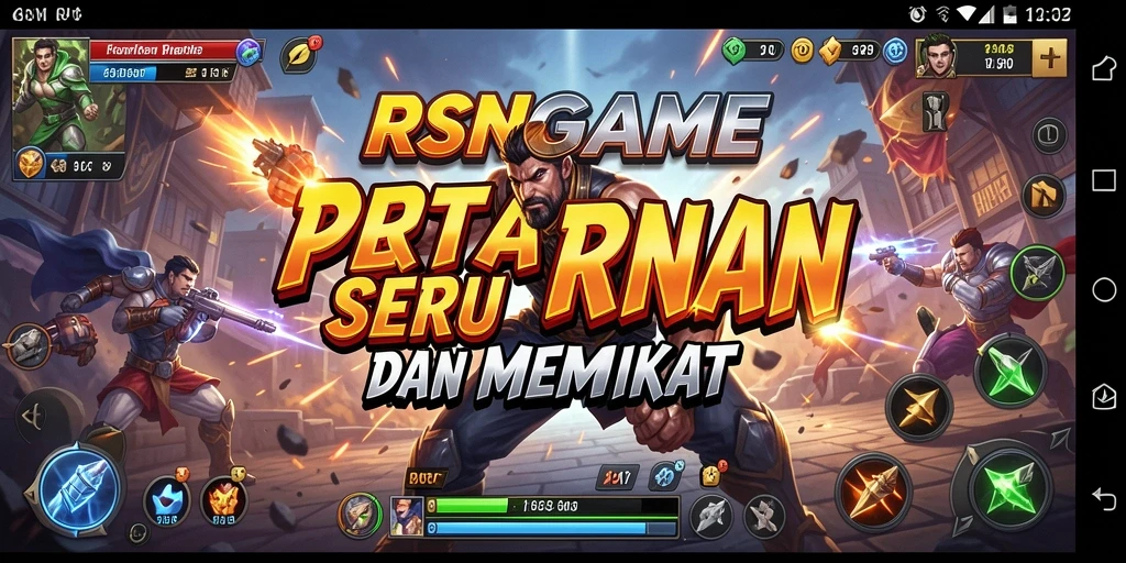 Tampilan aksi pertarungan menegangkan di RSNGAME.