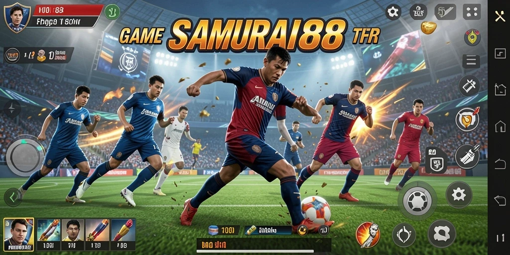 Tangkapan layar dari gameplay seru SAMURAI88 yang menampilkan aksi olahraga.