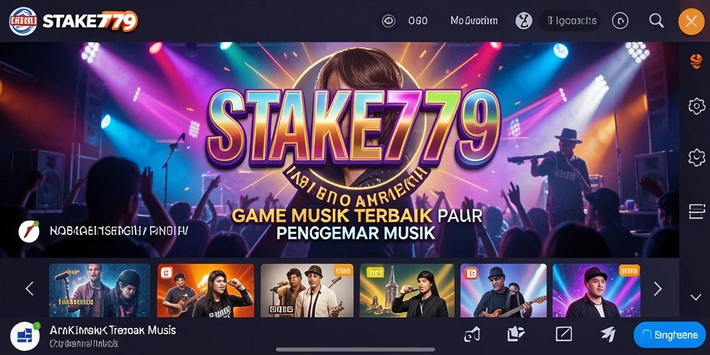 Tampilan gameplay menarik dari STAKE779 yang penuh musik.