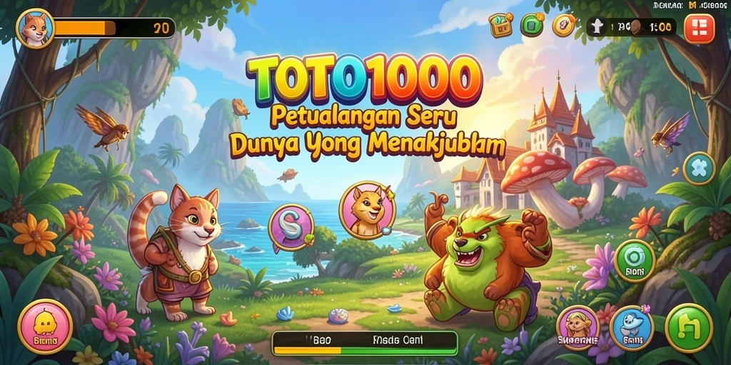 Gameplay seru TOTO1000 dalam suasana petualangan yang menakjubkan.