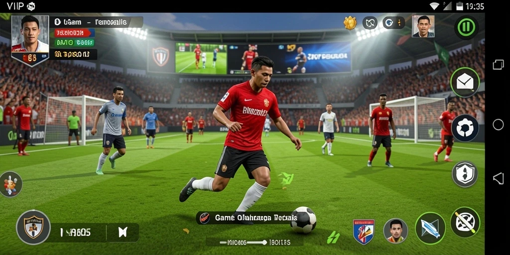 Tampilan gameplay seru VIP805 dengan aksi olahraga yang mendebarkan.